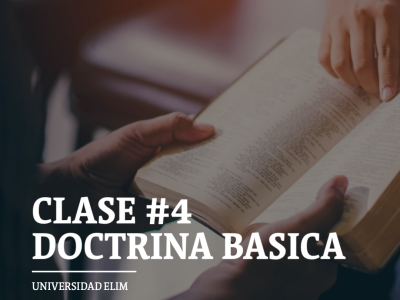 Clase #4 Doctrina Basica